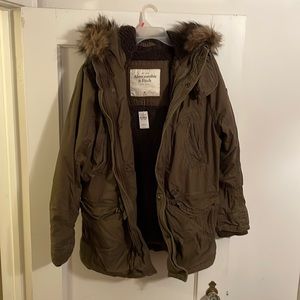 Olive Winter Parka